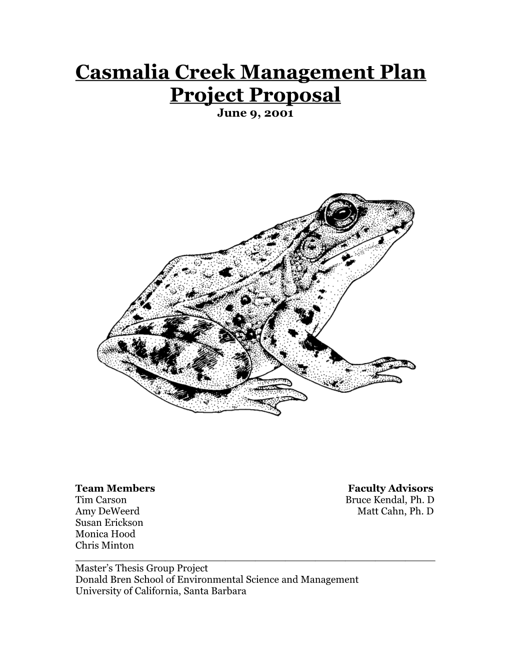Draft Project Proposal
