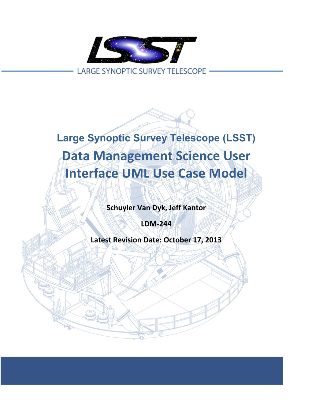 Data Management Science User Interface UML Use Case Model