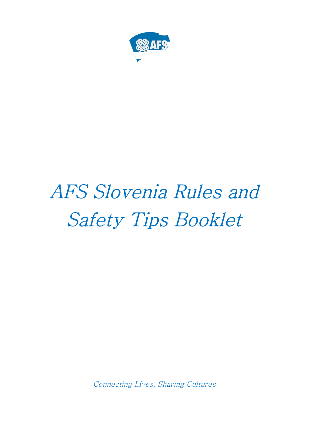 AFS Slovenia Rules and Safety Tips Booklet