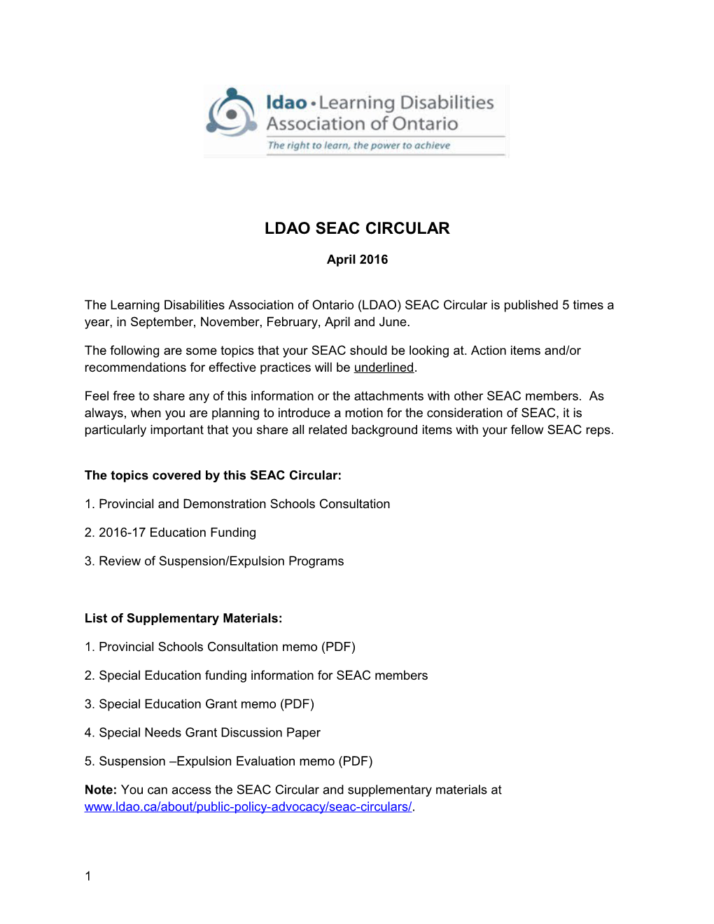 Ldao Seac Circular