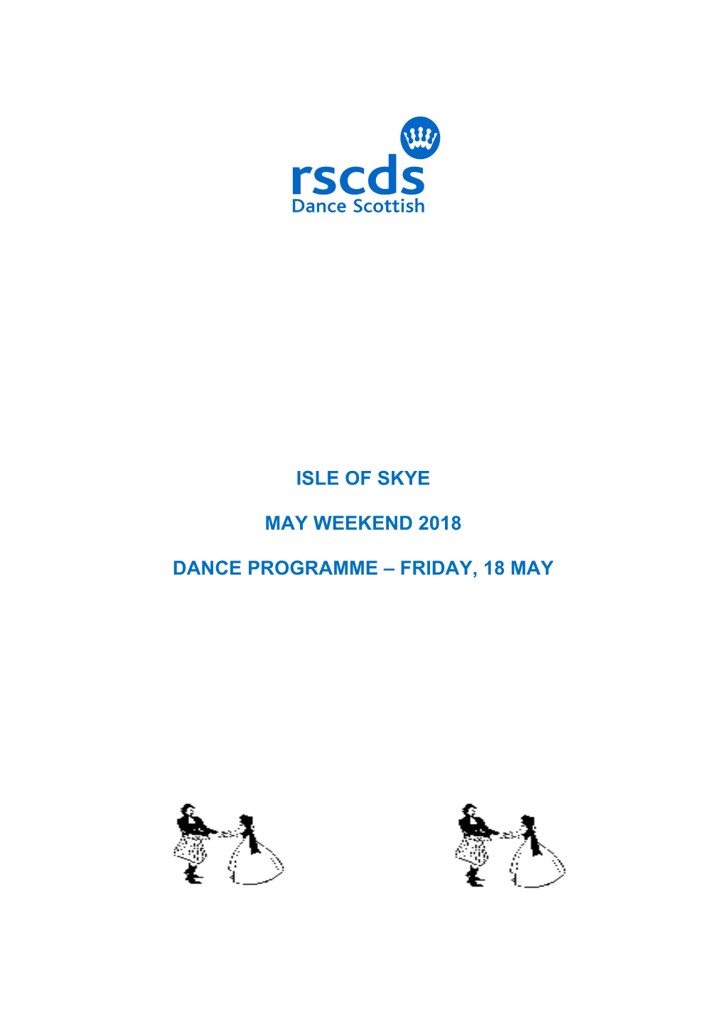 Dance Programme Friday, 18 May