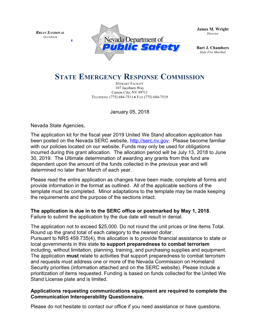 State Emergency Response Commission