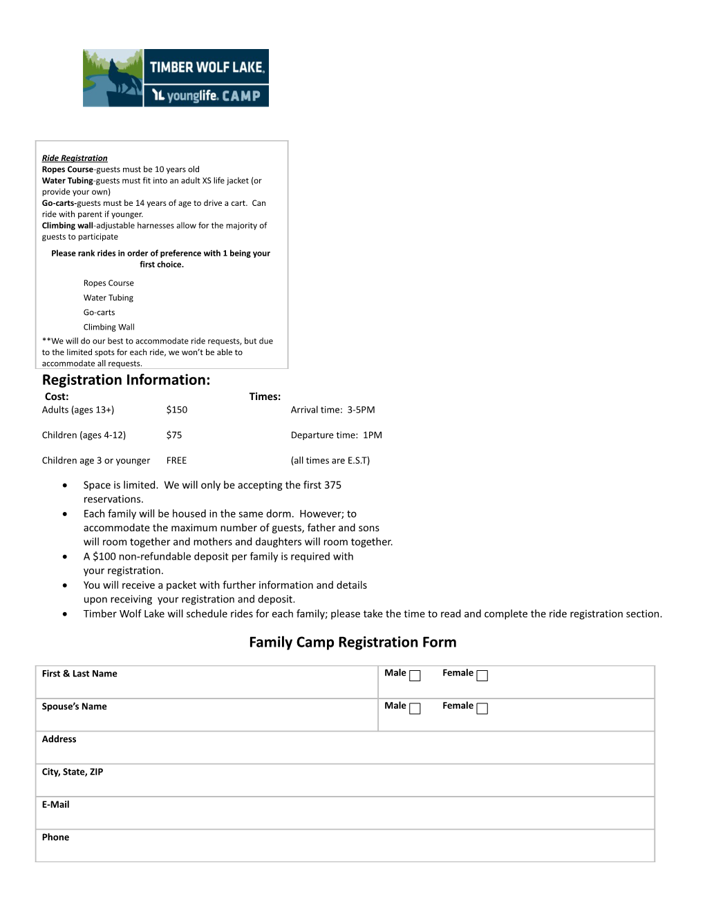 Registration Information s5