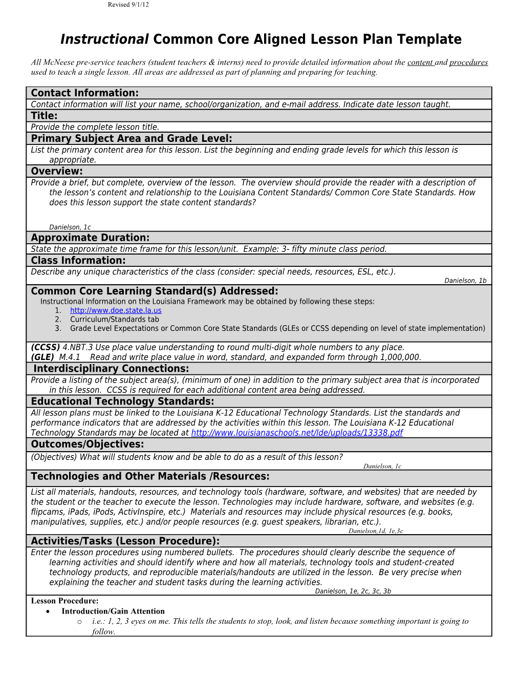 Making Connections Lesson Plan Template s1