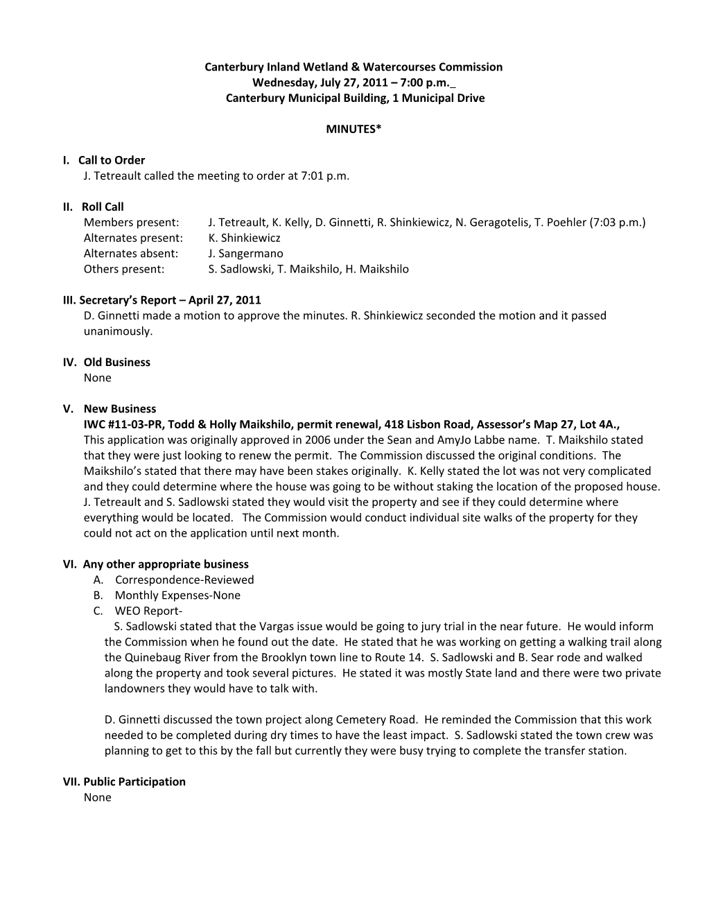 Canterbury Inland Wetland & Watercourses Commission s1