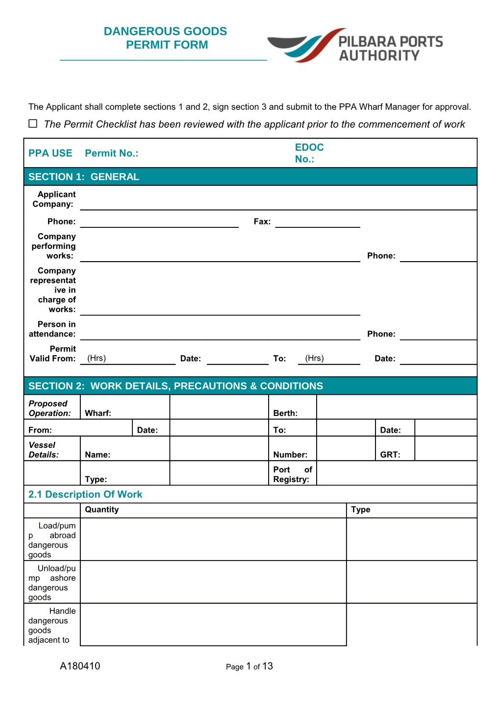 SECTION 3: PPA Receipt, Permit Approval & Permit Acceptance