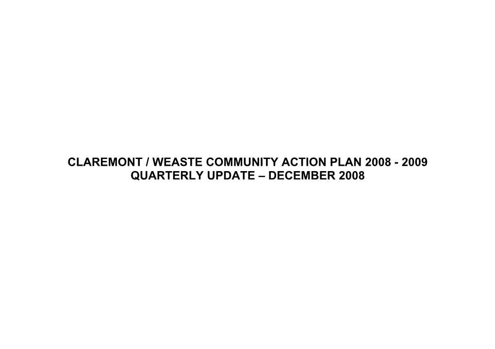 The Community Action Plan