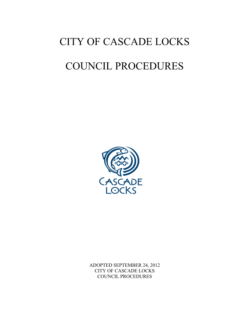 City of Cascade Locks