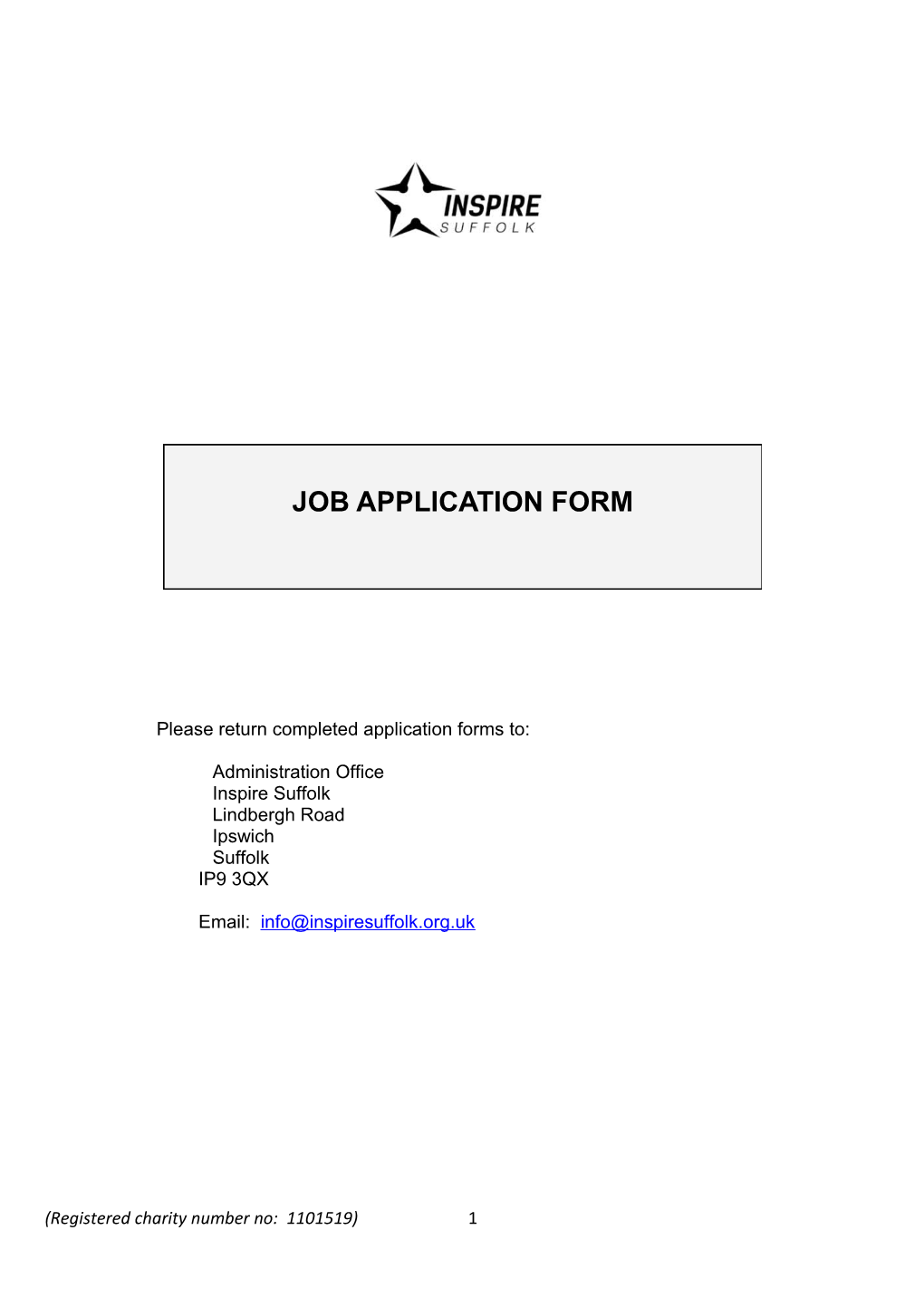 Job Application Form s2