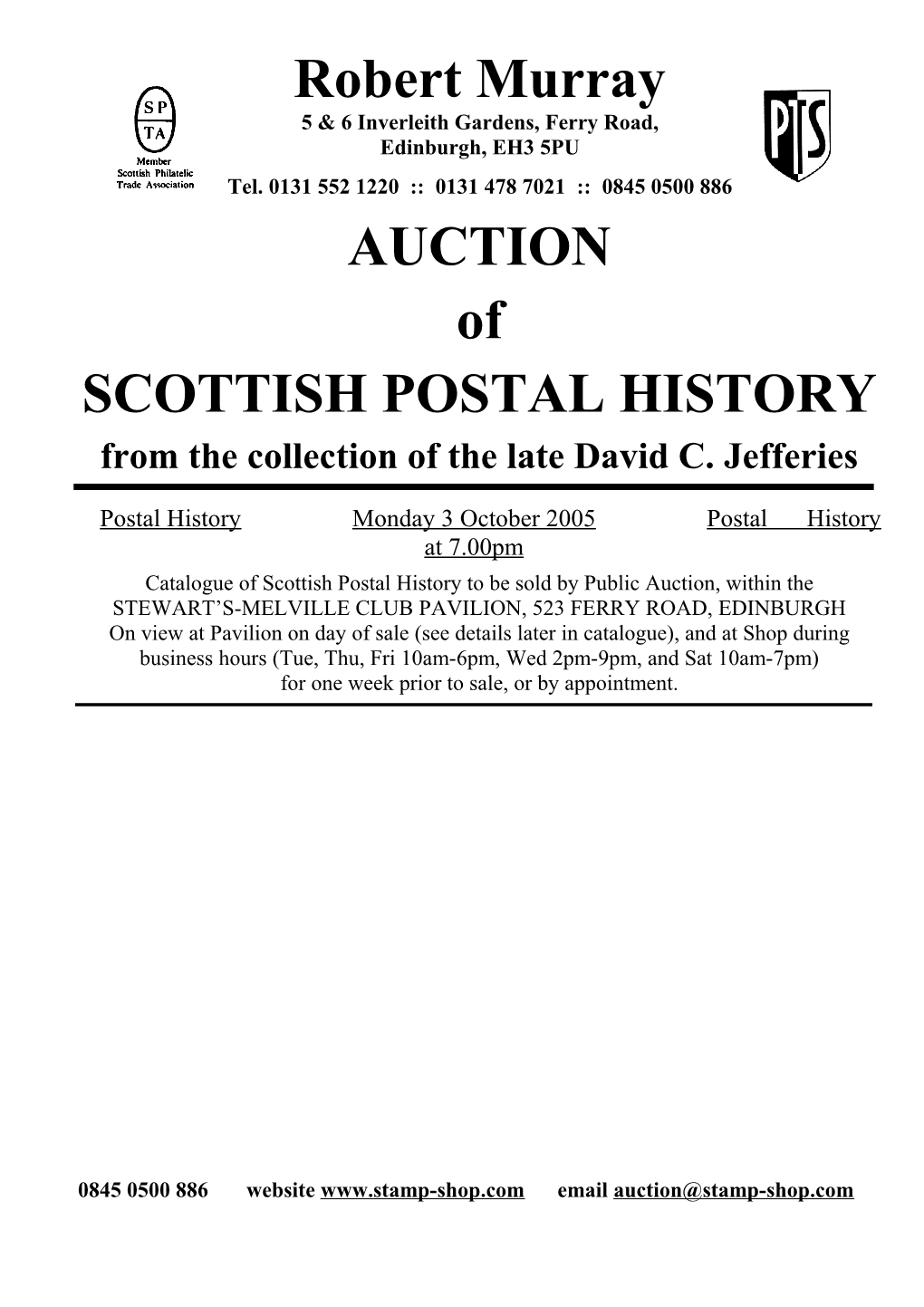 Robert Murray Stamp Auction s2