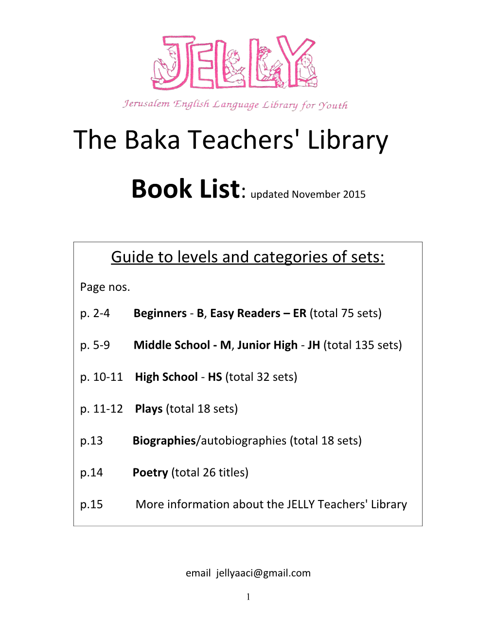 The Baka Teachers' Library