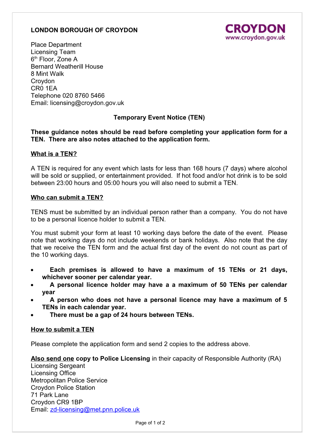 GN.C109 TENS Guidance Note