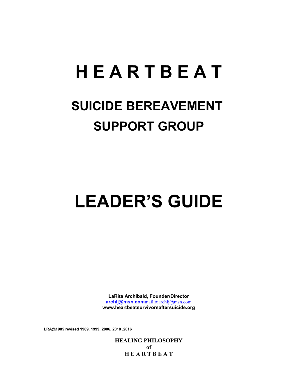 Suicide Bereavement