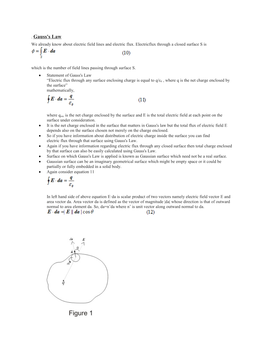 We Already Know About Electric Field Lines and Electricflux. Electricfluxthrough a Closed