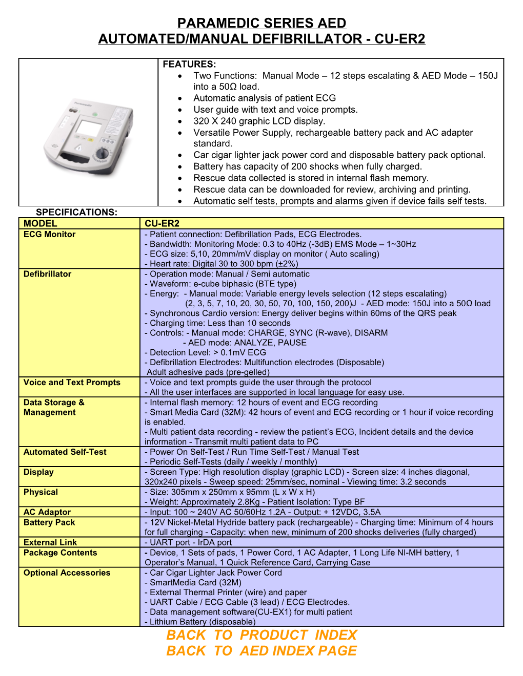 Paramedic Series Aed