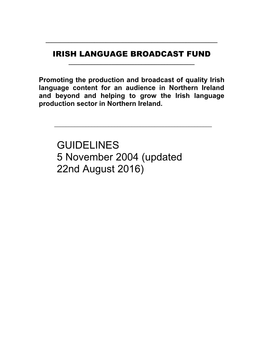 Northern Ireland Screen