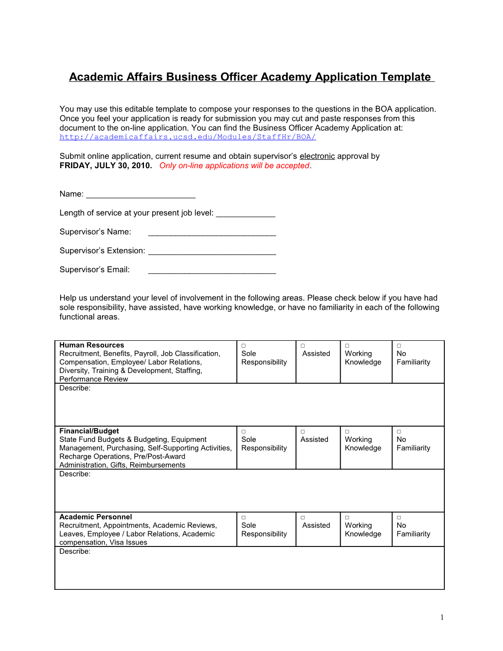 Academic Affairs MSO Academy Program