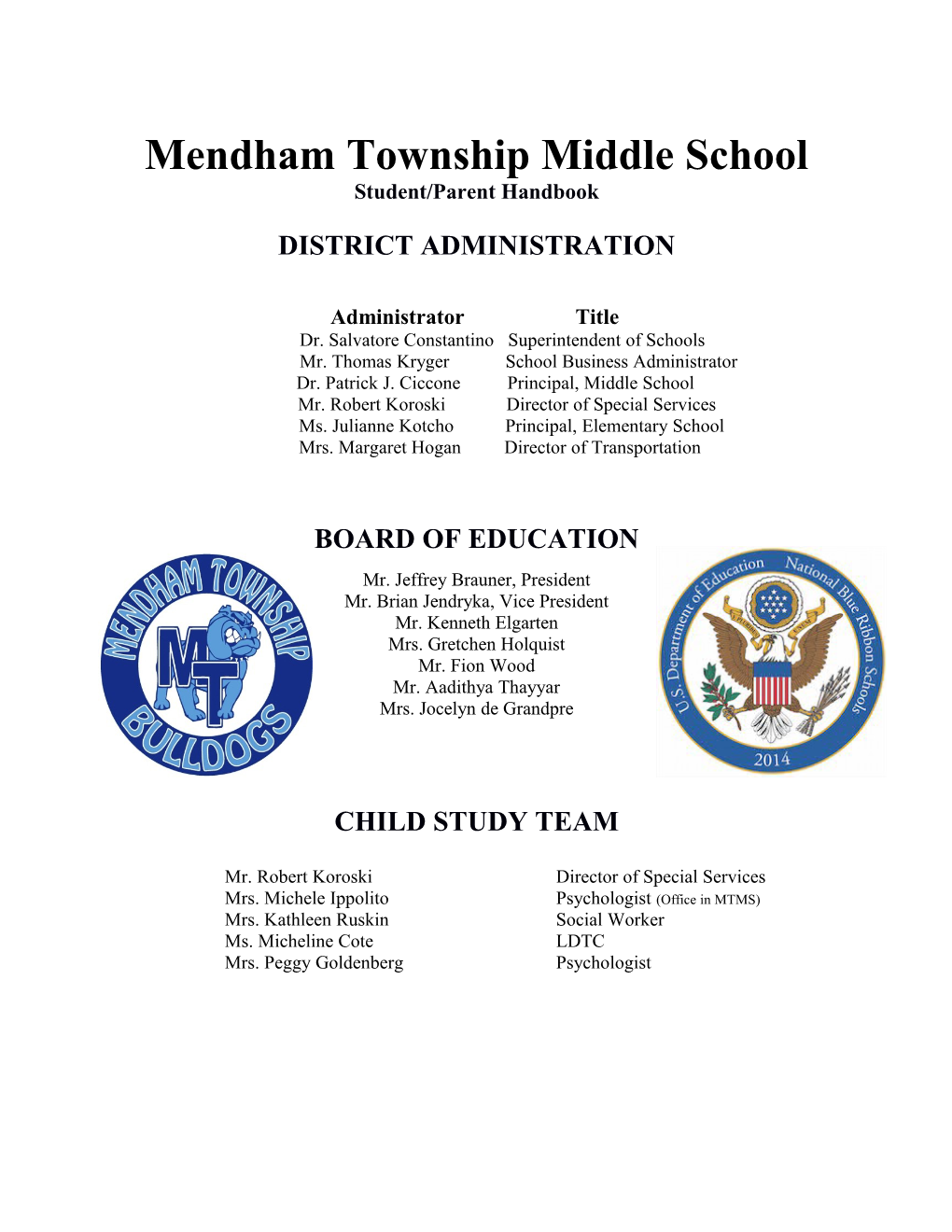 Mendham Township Middle School