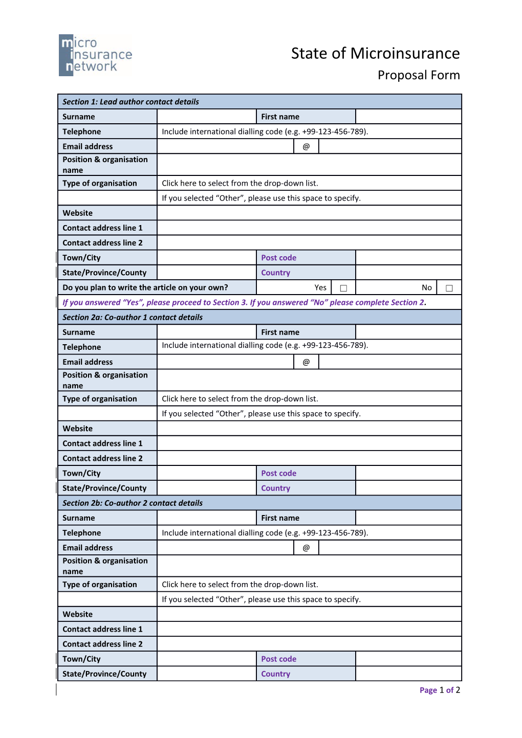 If You Do Not Receive an Acknowledgement of Receipt Within Two Working Days, Please Contact Us