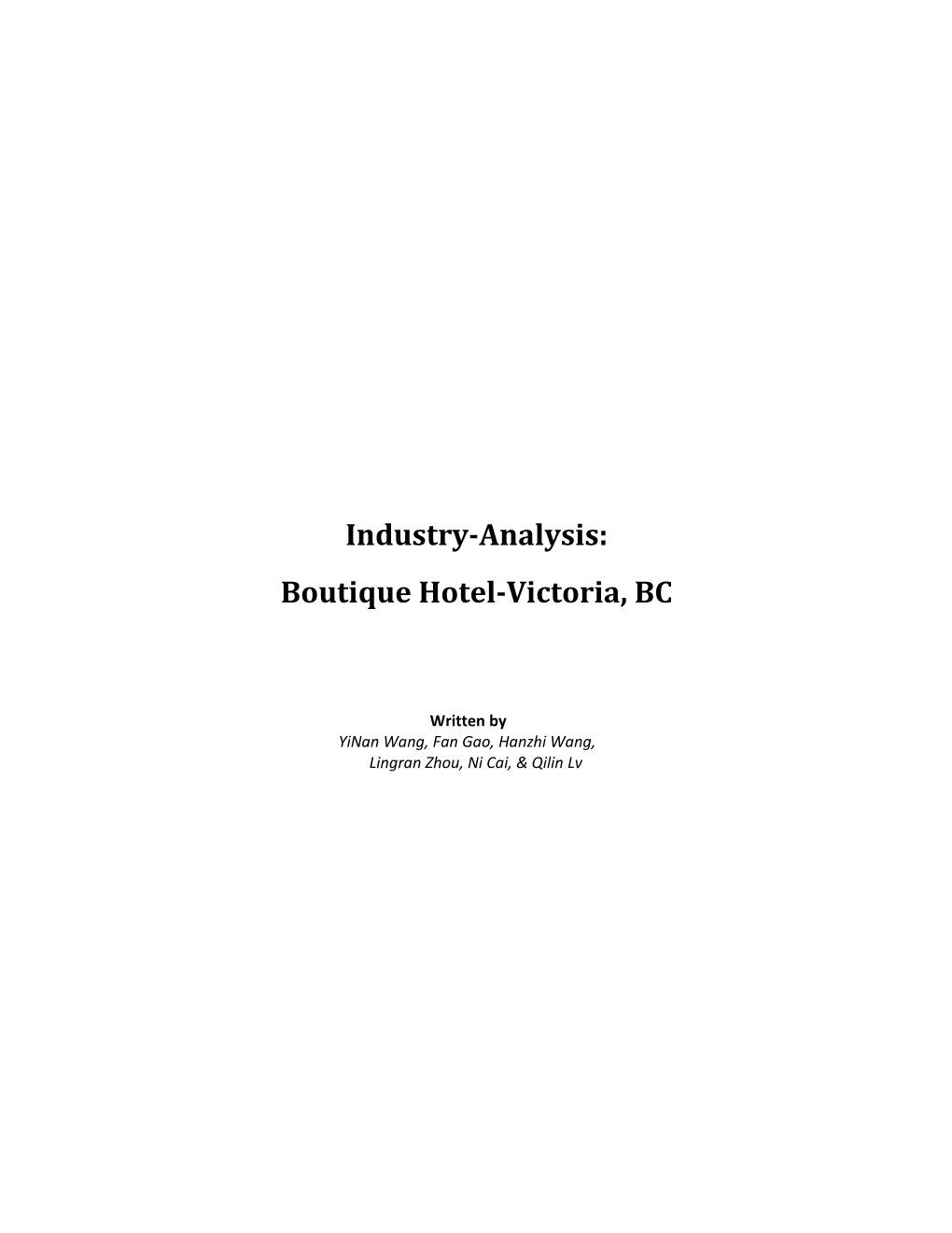 Industry-Analysis