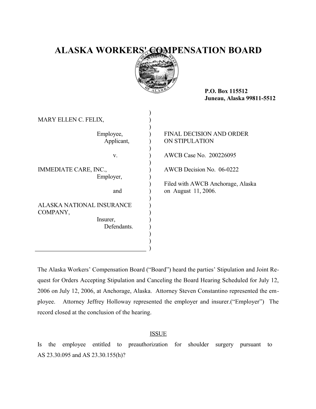 Alaska Workers' Compensation Board s1