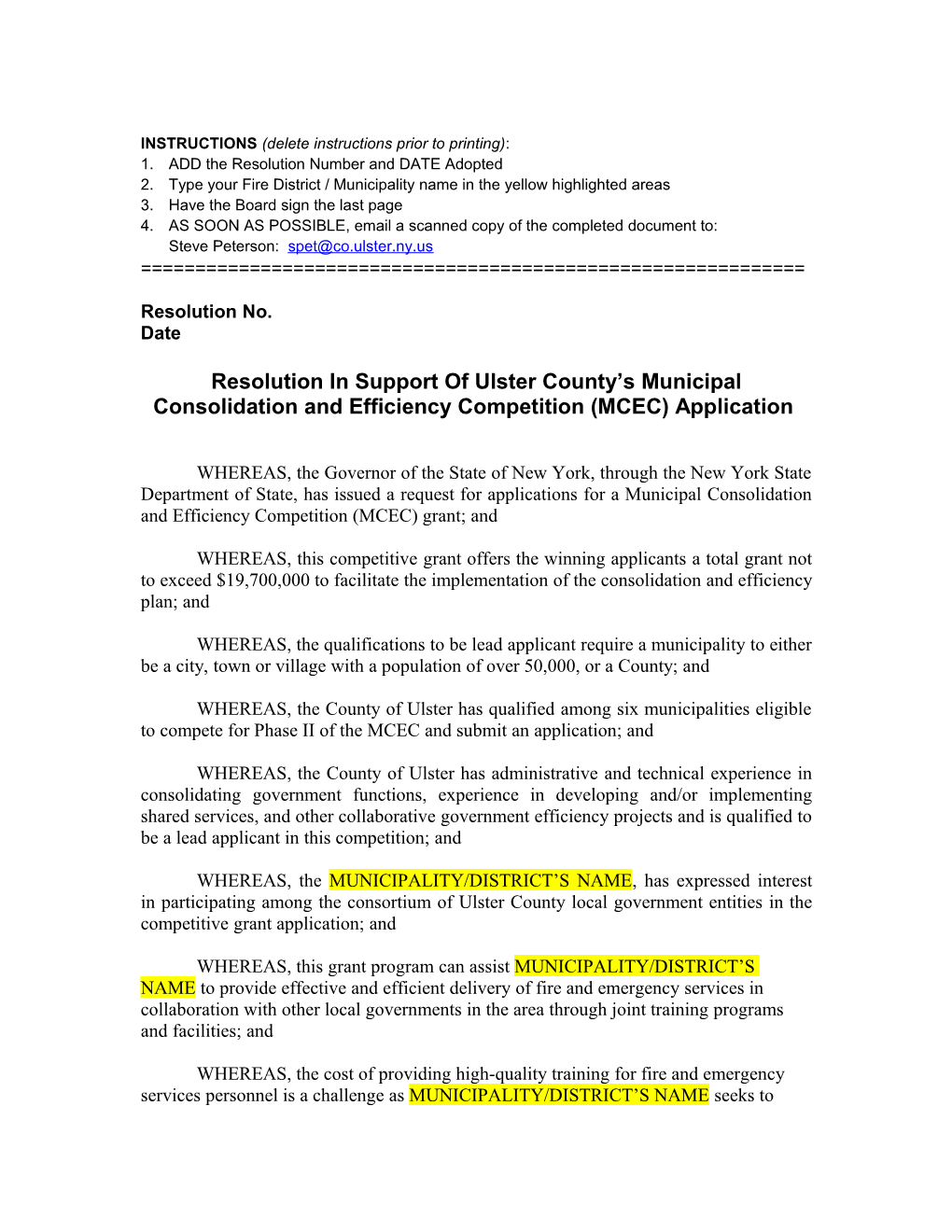 Ulster-County-Fire-Service-Training-Center-Resolution- MCEC