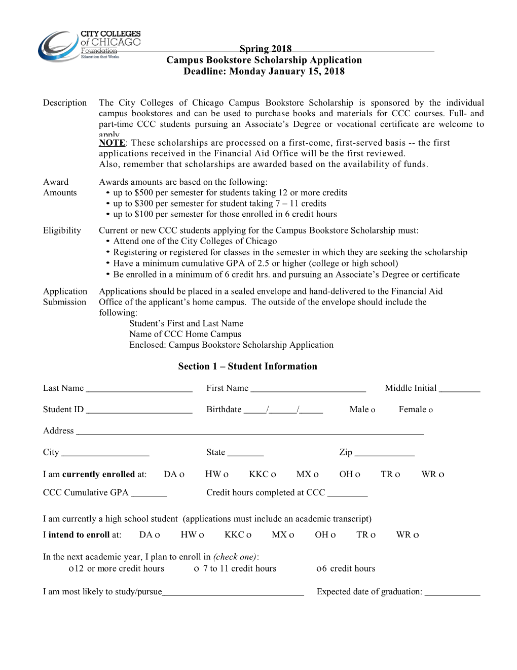 Section 2 - Financial Aid Overview