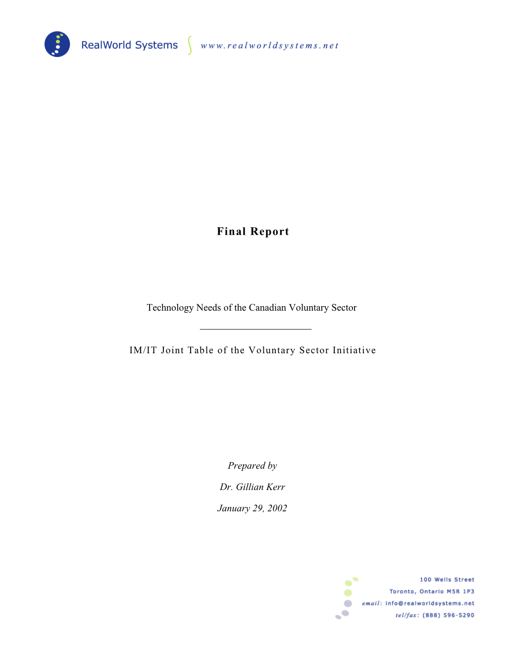 Felix: Final Report