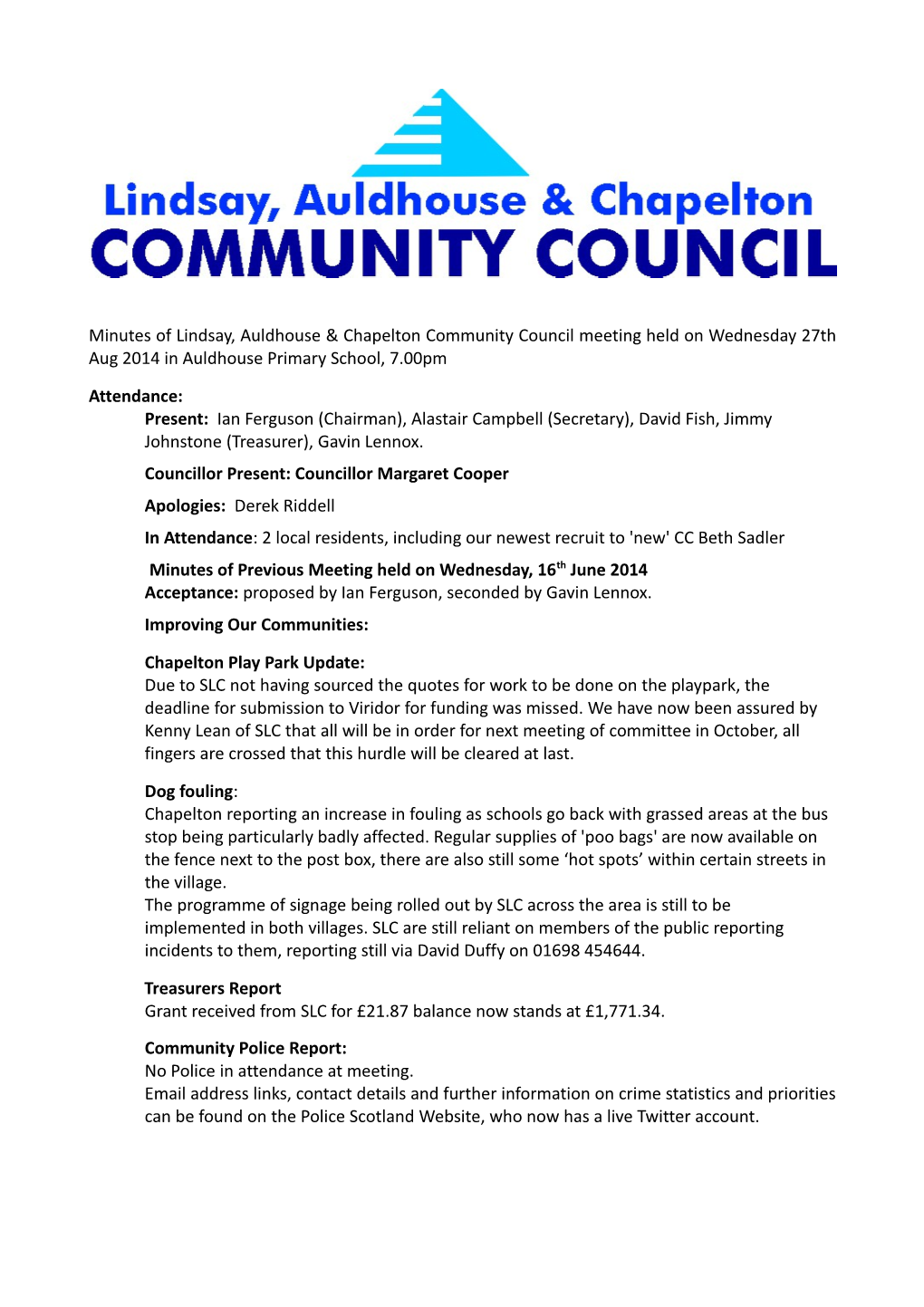 Chapelton Community Council