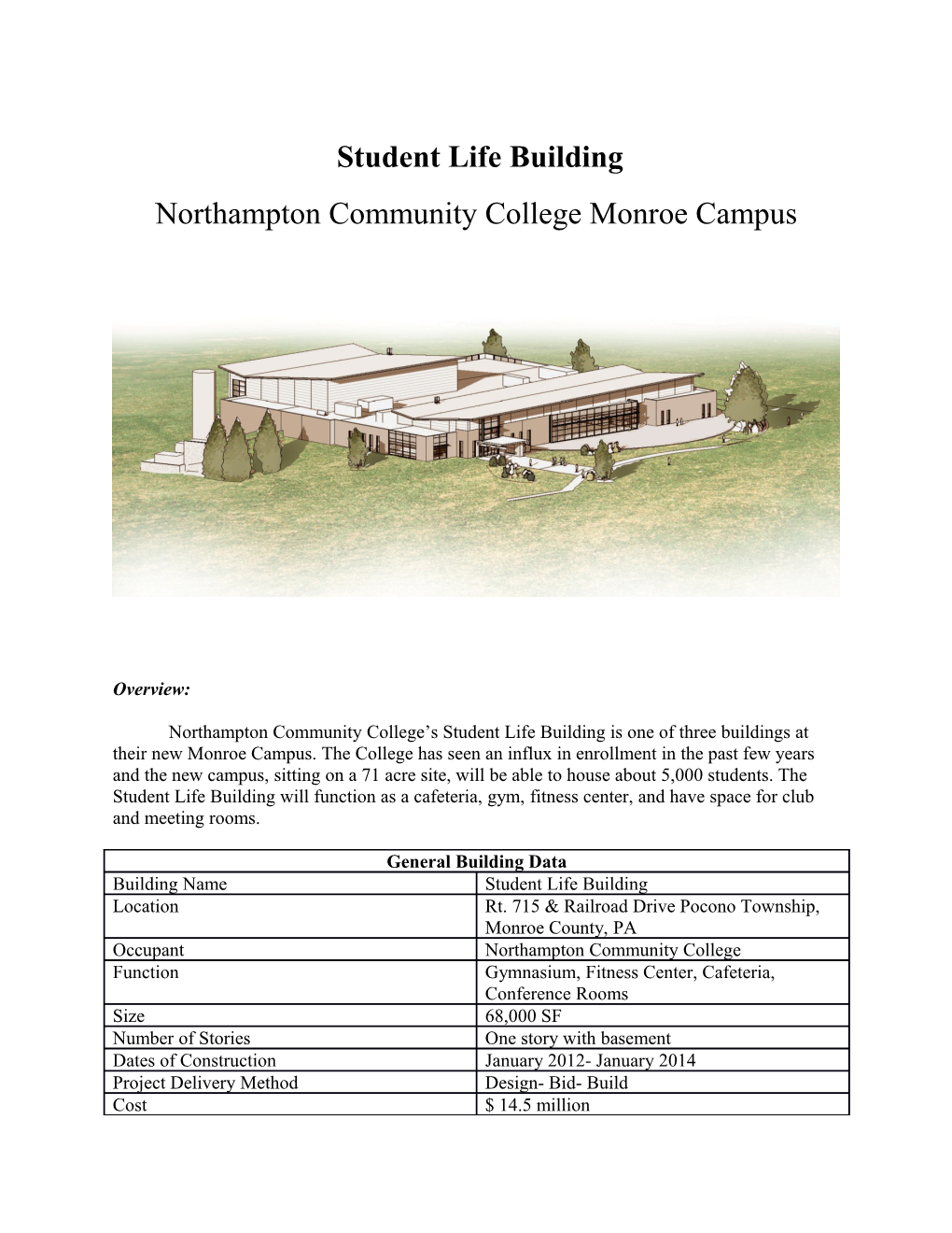 Student Life Building