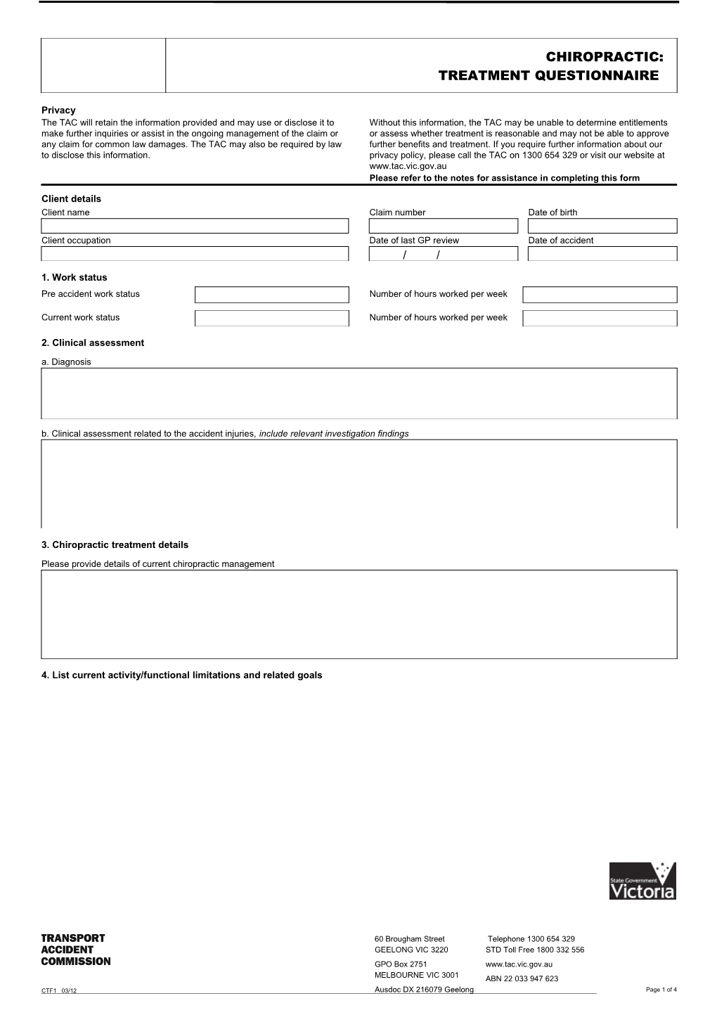 2. Clinical Assessment