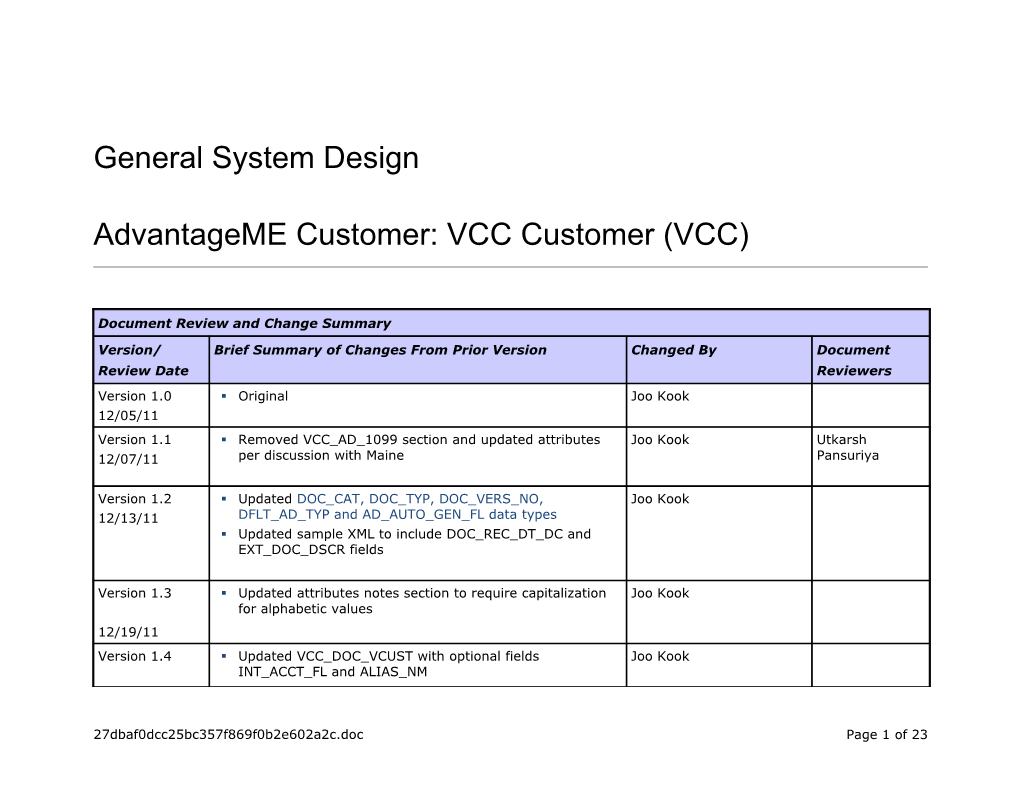 GAX General Design Document