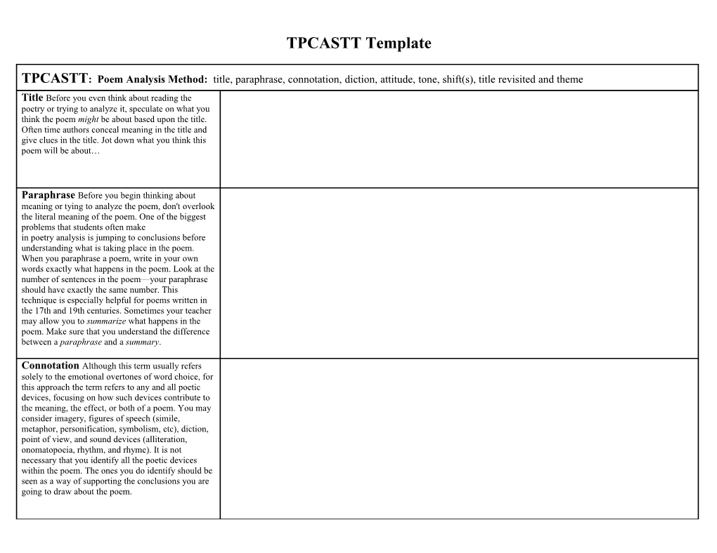 TPCASTT Template s1