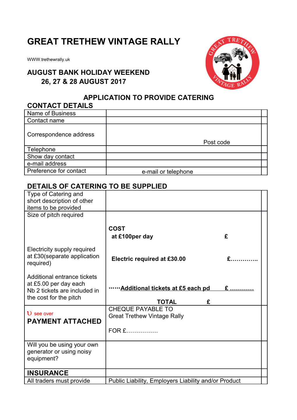 Trade Application Page 2