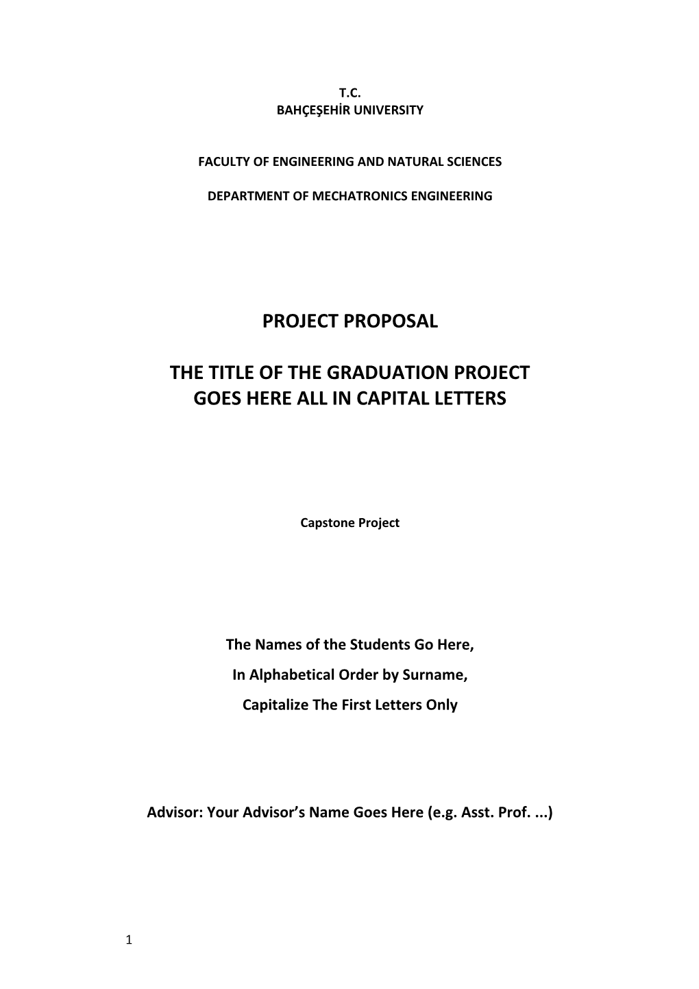 Capstone Project Proposal