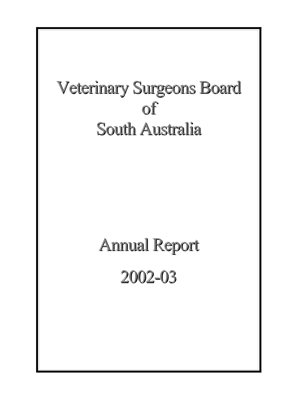 Veterinary Surgeons Board