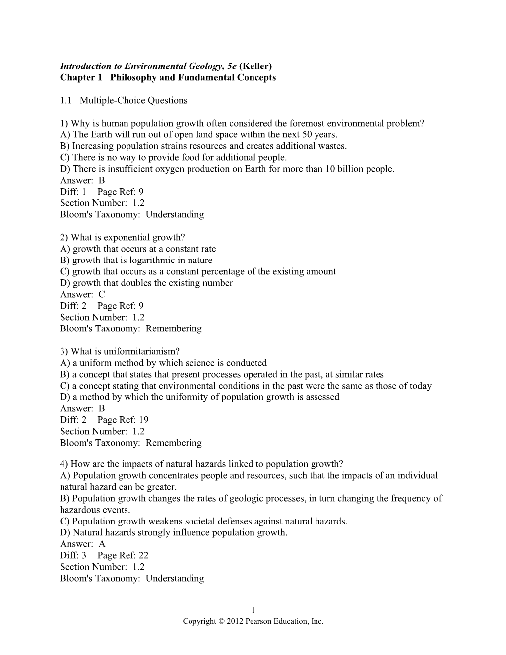 Introduction to Environmental Geology, 5E (Keller)