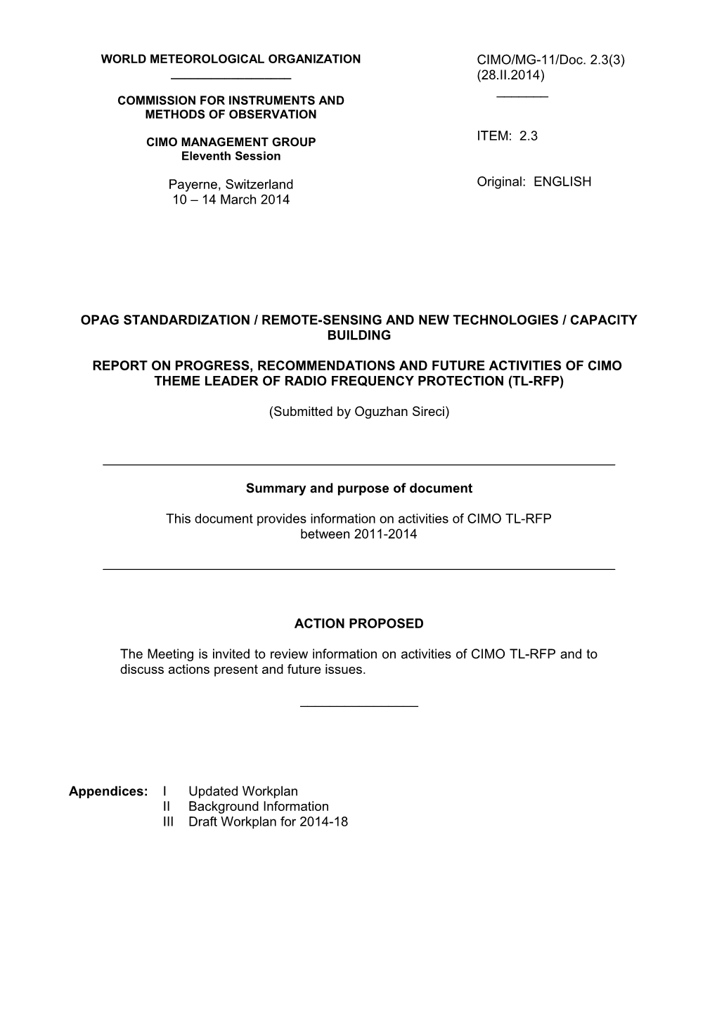 World Meteorological Organization s9