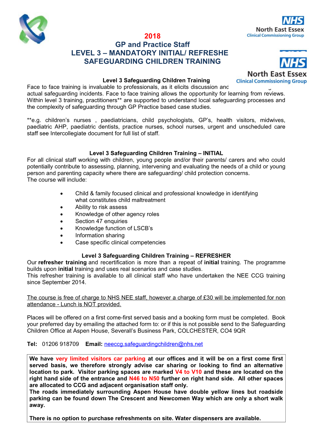 Level 3 Safeguarding Children Training