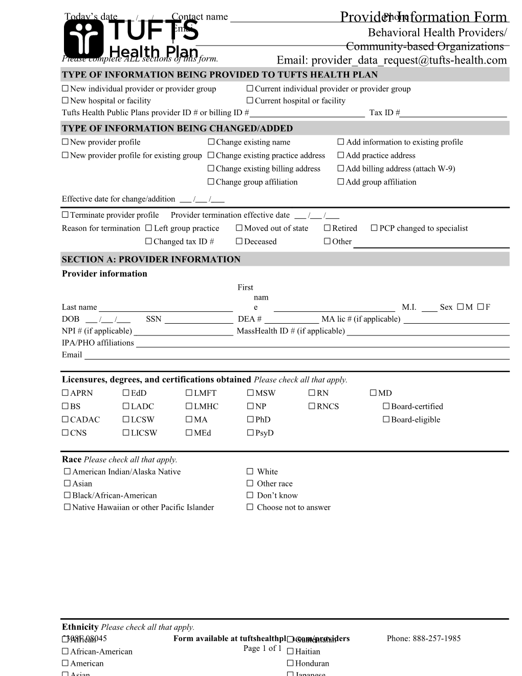 Please Complete ALL Sections of This Form s2
