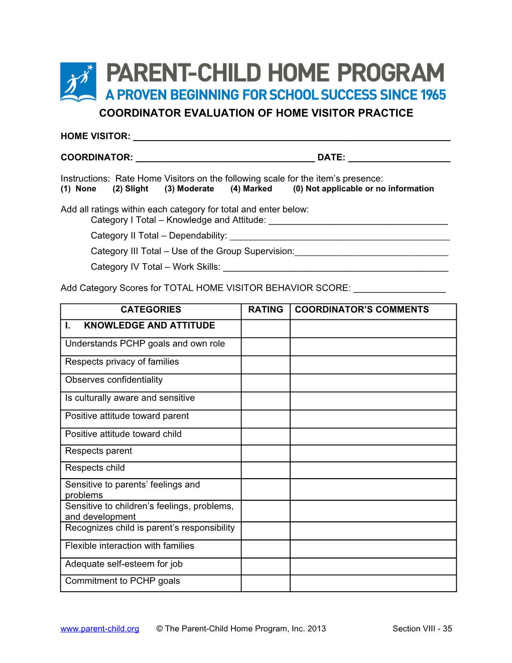 The National Center for the Parent-Child Home Program