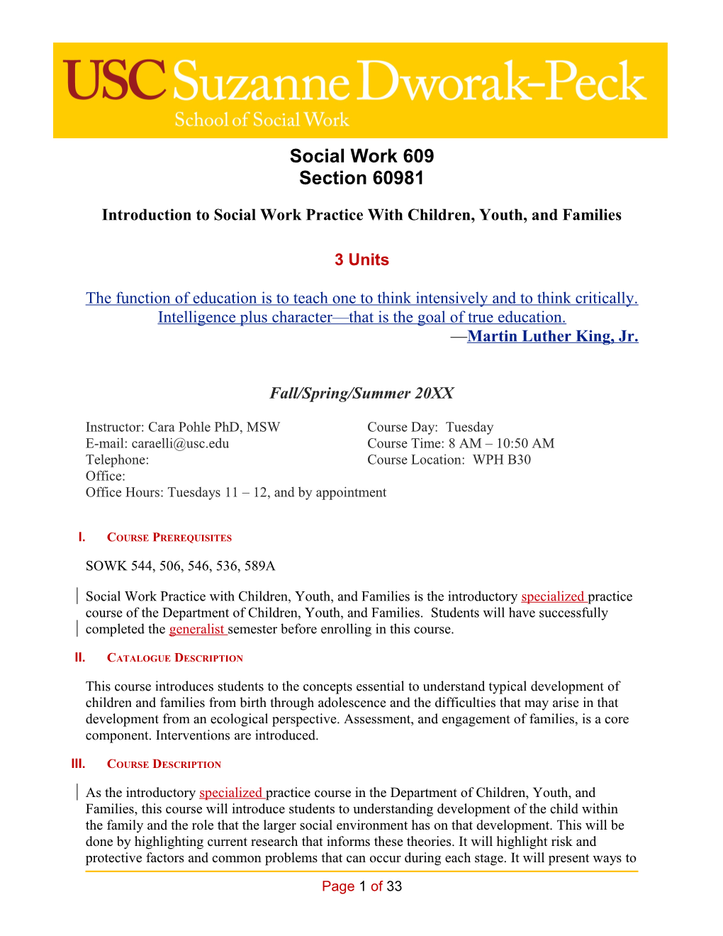 School of Social Work Syllabus Template Guide s6