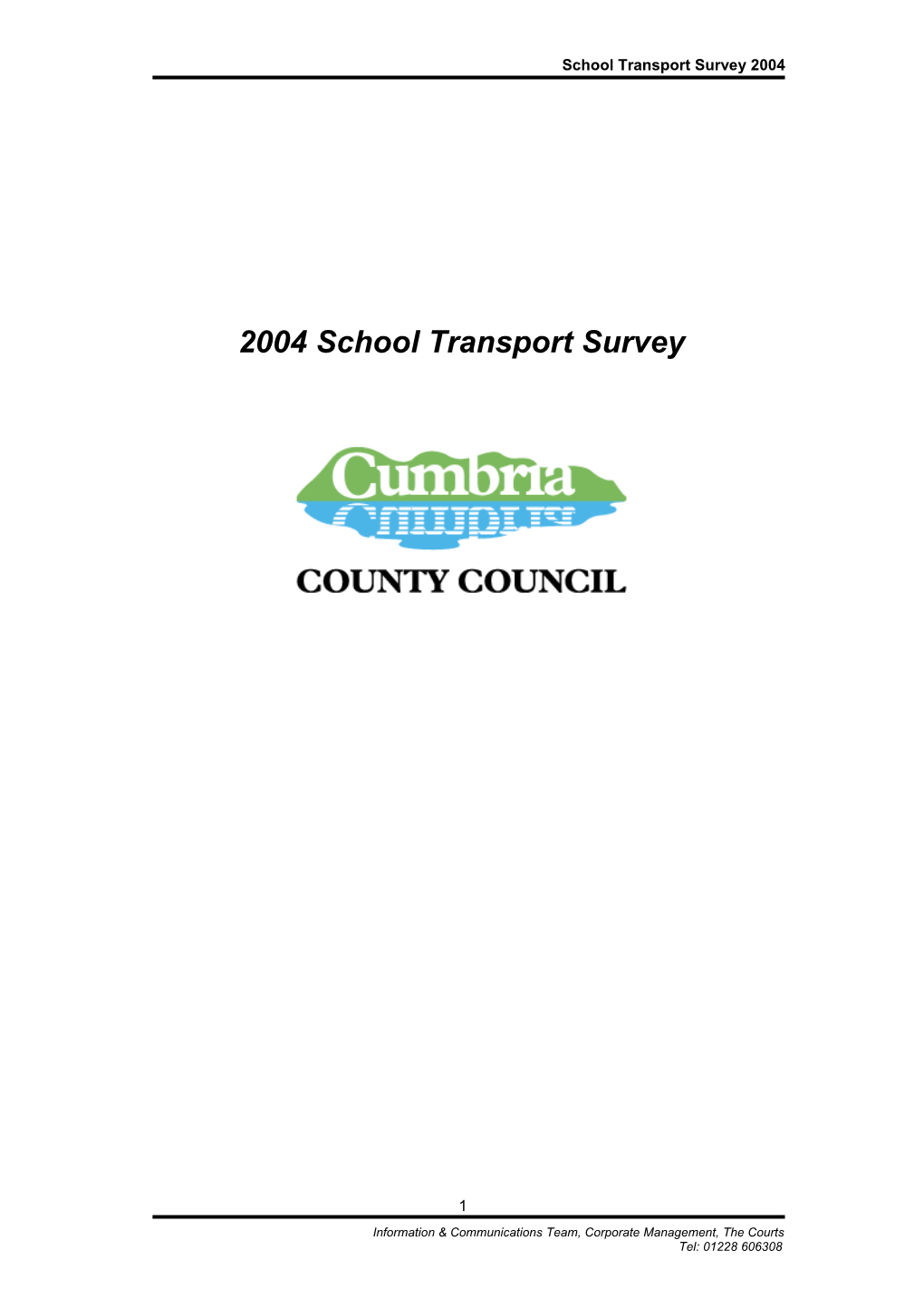 School Transport Survey 2002