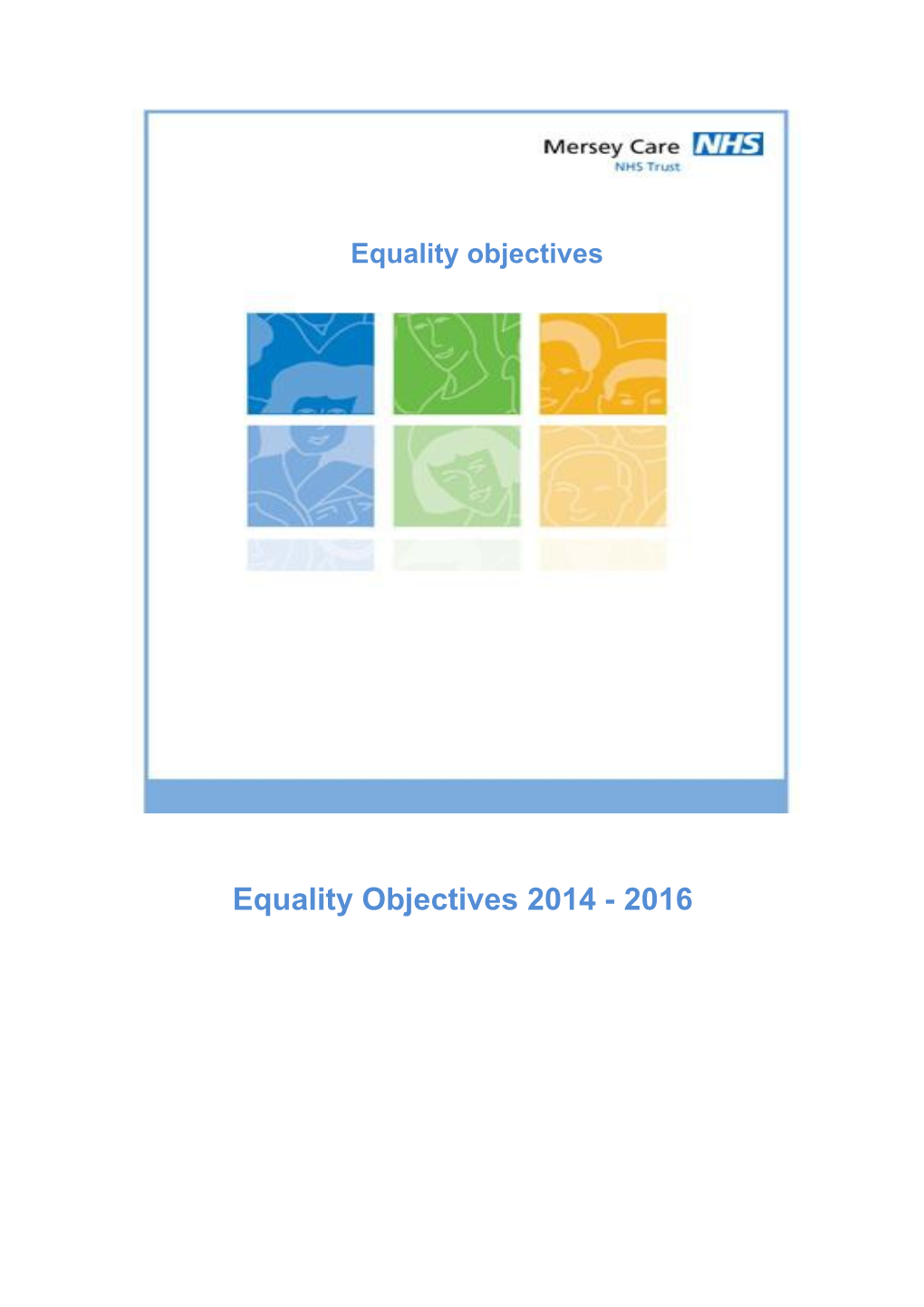 Equality Objectives 2014 - 2016