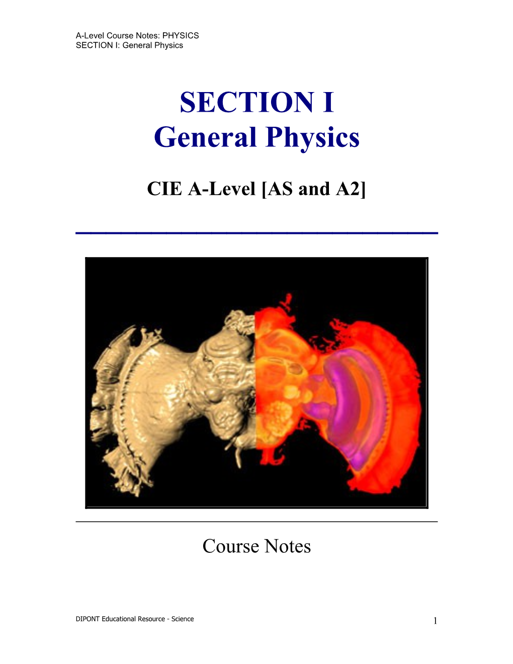 A-Level Course Notes: PHYSICS