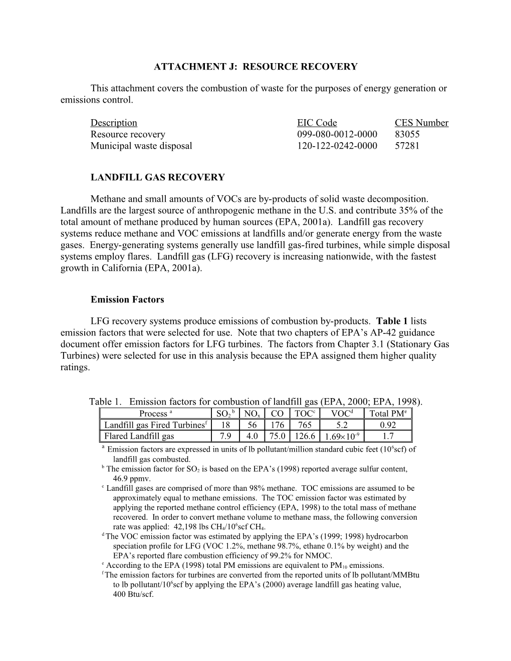 STI Appendix Title Page