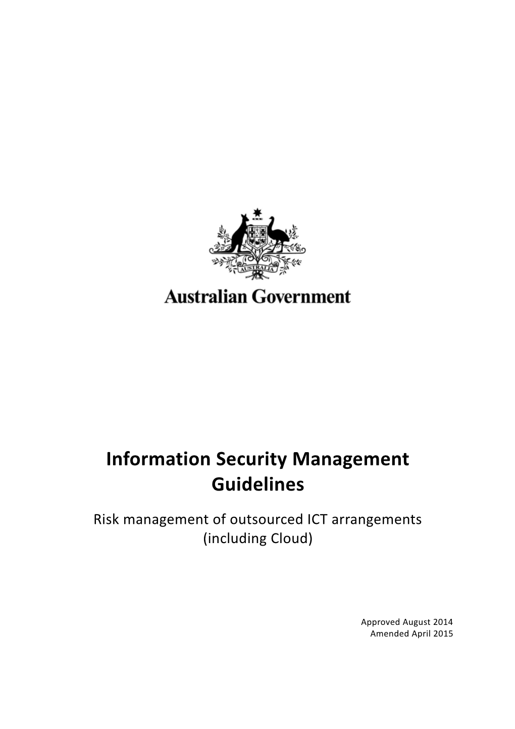 Australian Government Information Security Guidelines