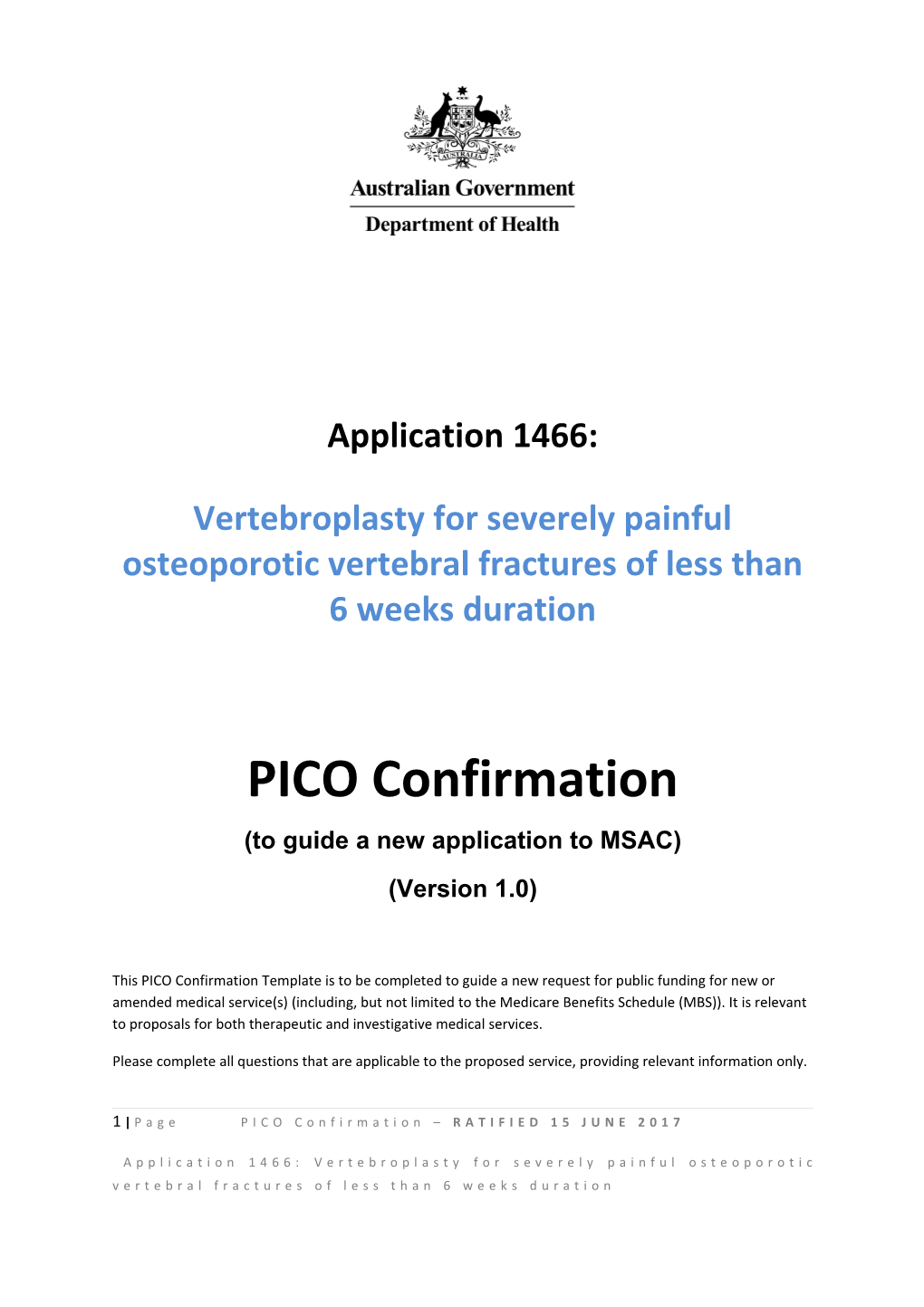 Vertebroplasty for Severely Painful Osteoporotic Vertebral Fractures of Less Than 6 Weeks