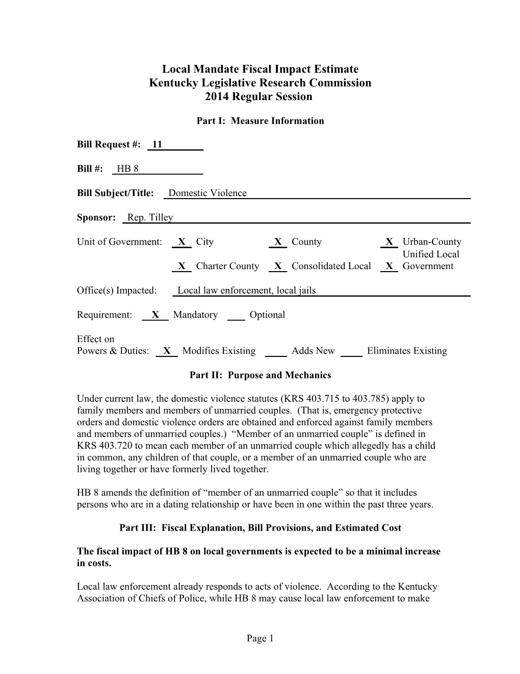 Commonwealth of Kentucky s46