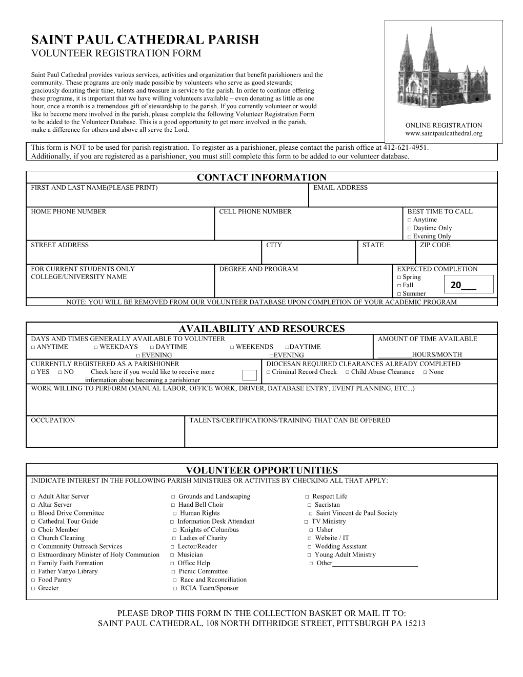 Volunteer Registration Form s2